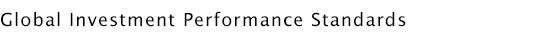 Global Investment Performance Standards