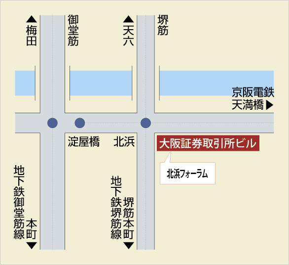 大阪の会場地図
