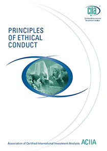 ACIIA Principles of Ethical Conduct （英語原文）